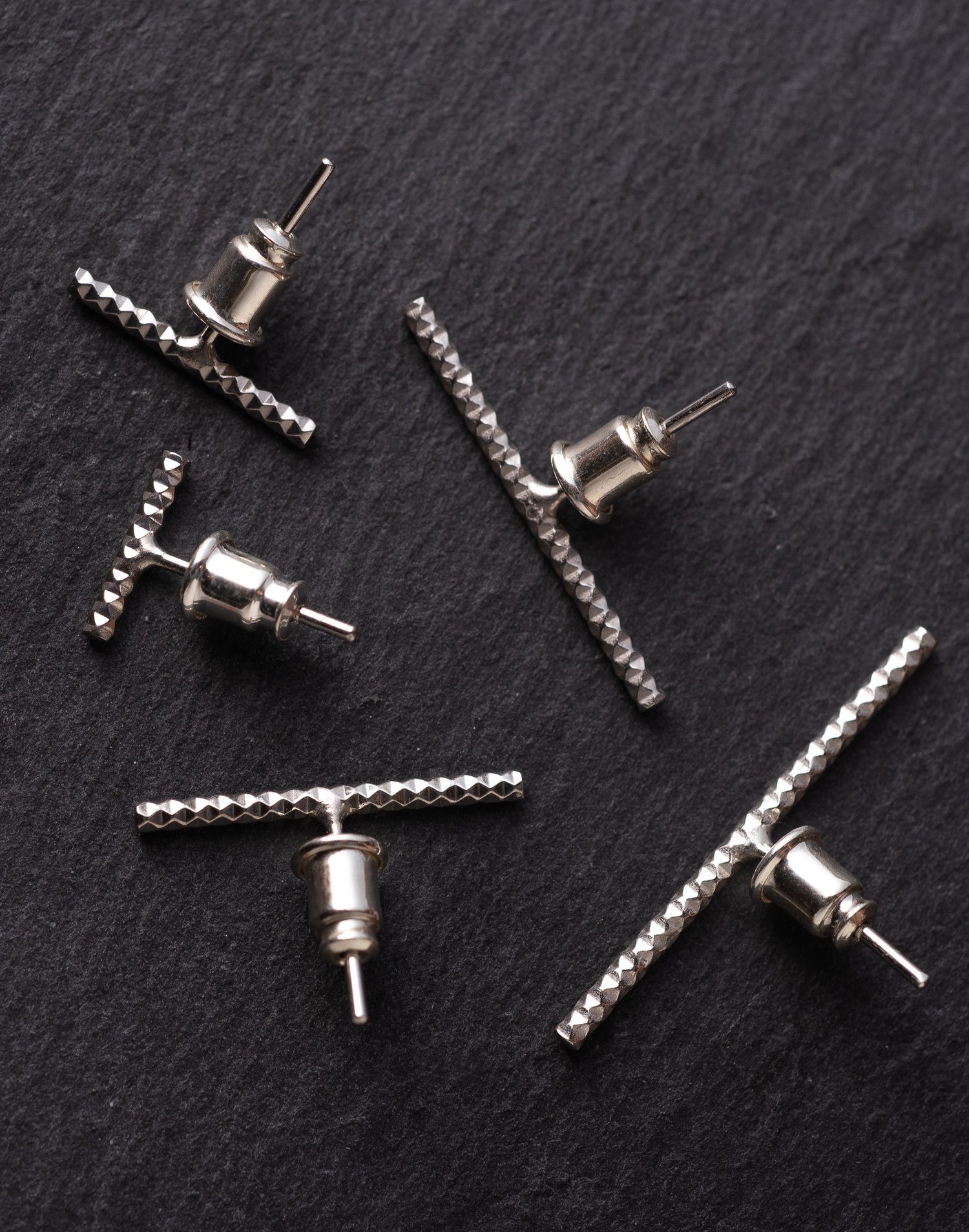 Çubuk Kristal Tek Küpe