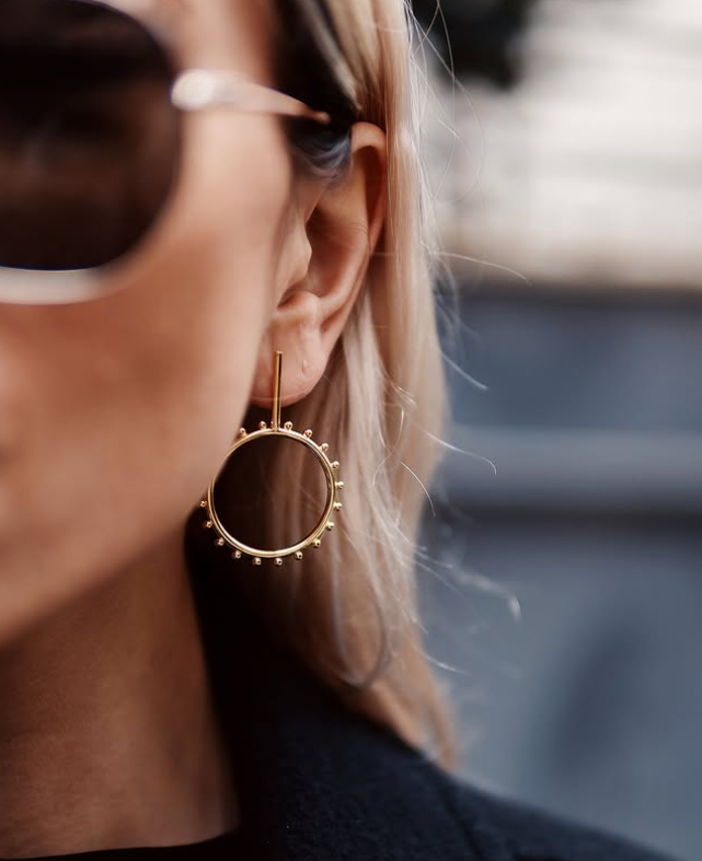 Güverse Halka Çubuk Küpe