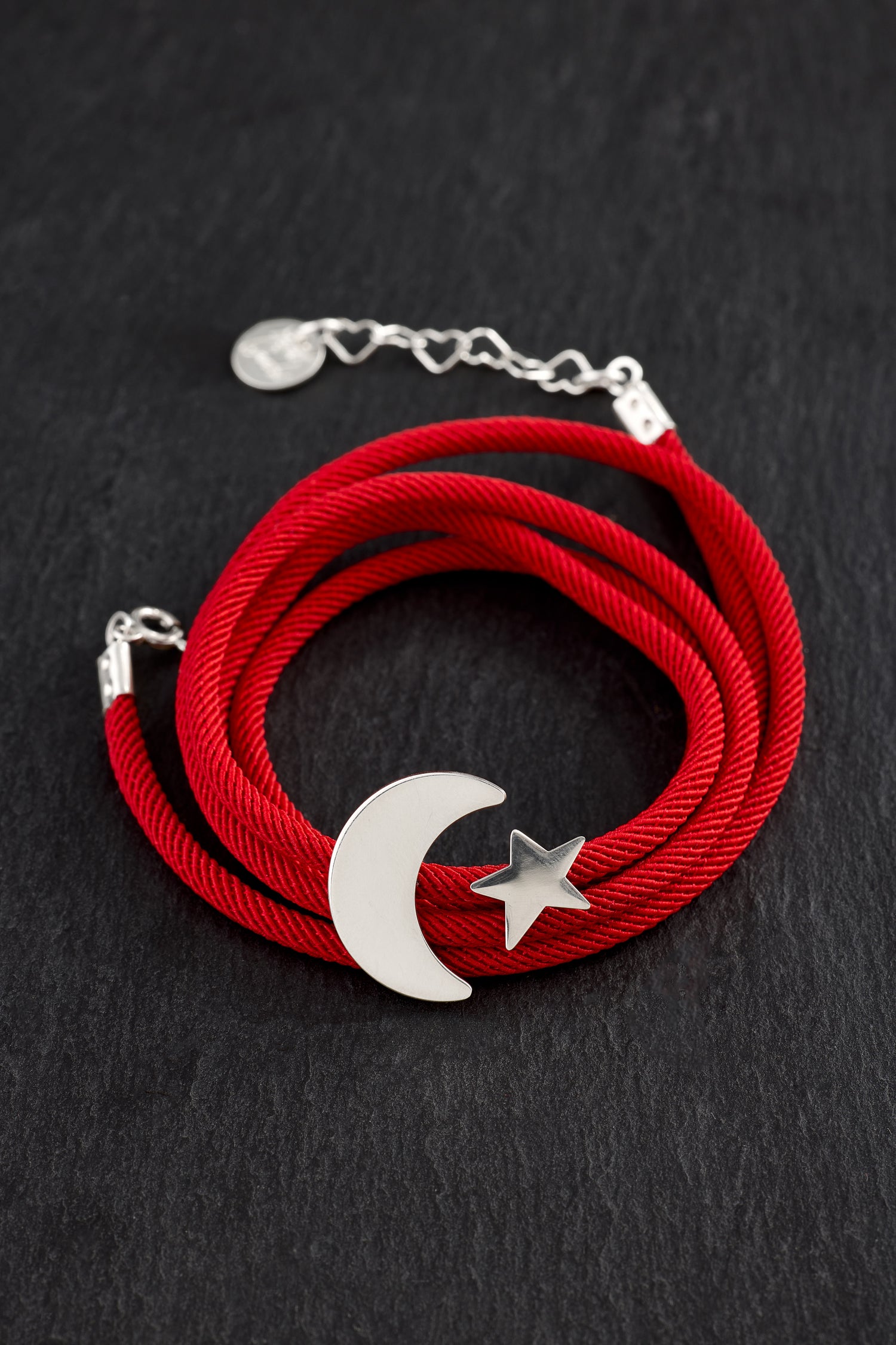 Kordon Ay Yıldız Bilezik